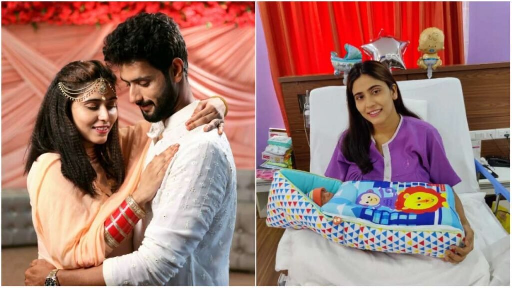 Shivam Dube with wife Anjum Khan and their newborn baby- Photo- Instagram