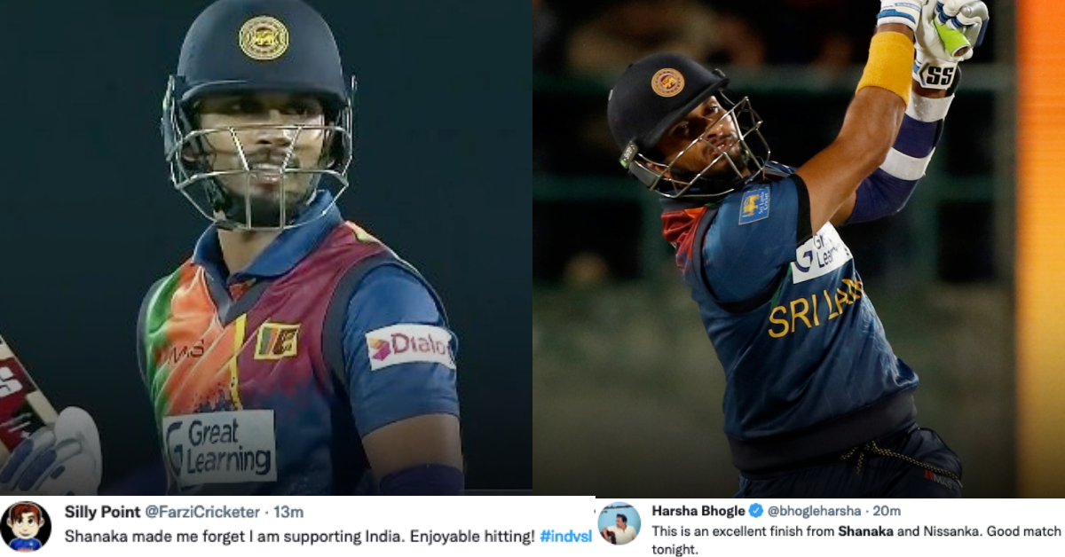 IND v SL: "Shanaka Made Me Forget I'm Supporting India" Twitter Hails SL Skipper Dasun Shanaka For His Finishing In 2nd T20I vs India