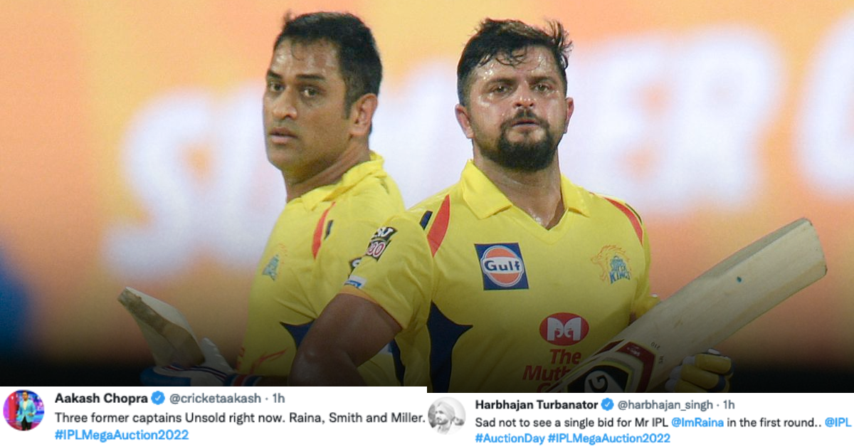 Twitter Reacts As Suresh Raina Remains Unsold In IPL 2022 Auction