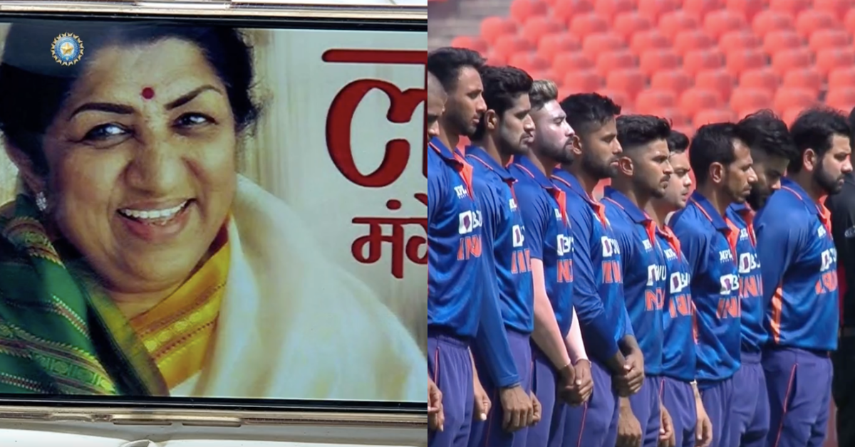 Watch: Team India Players Observe A Minute Of Silence In Memory Of Late Singer, Lata Mangeshkar