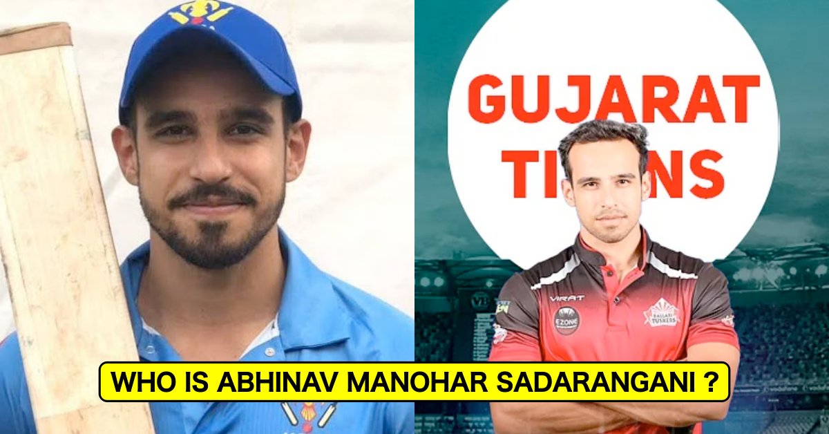 All You Need To Know About Gujarat Titans' 2.6 Crore Buy Abhinav Manohar Sadarangani