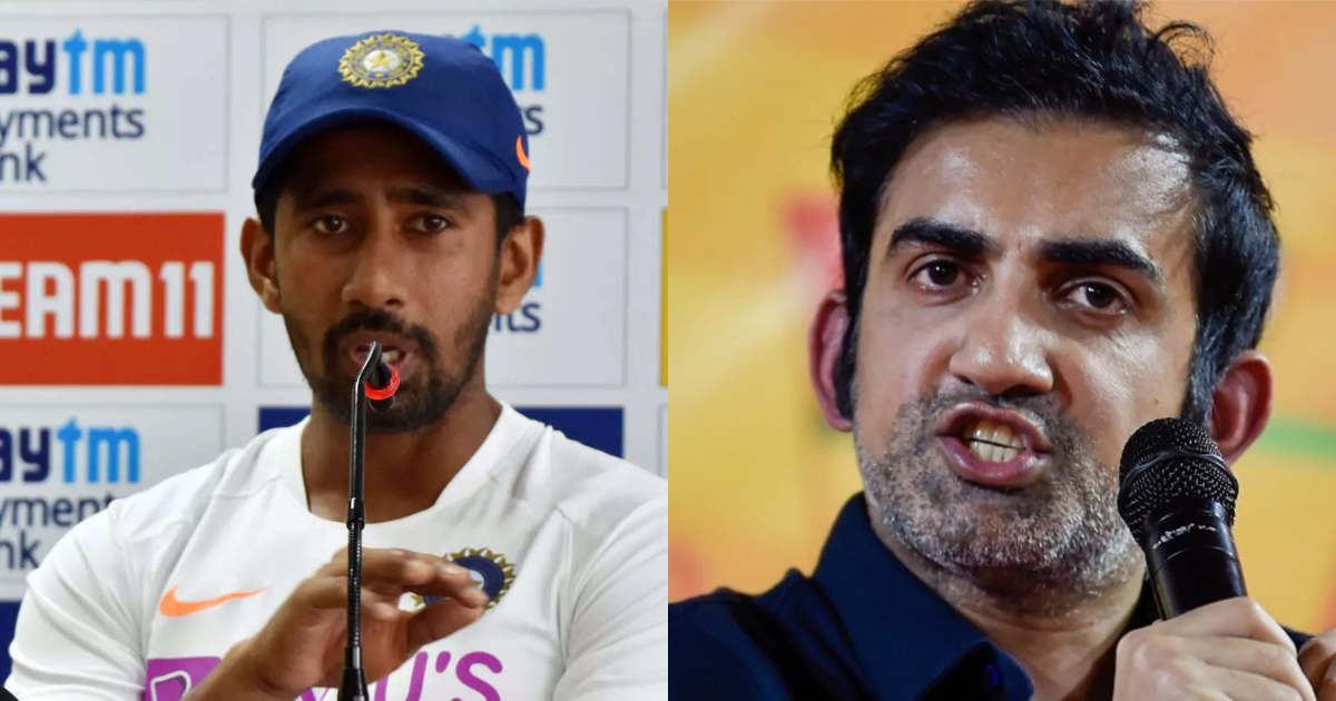 Wriddhiman Saha Gautam Gambhir