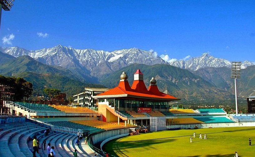 Himachal Pradesh Cricket Association Stadium (HPCA) in Dharamsala