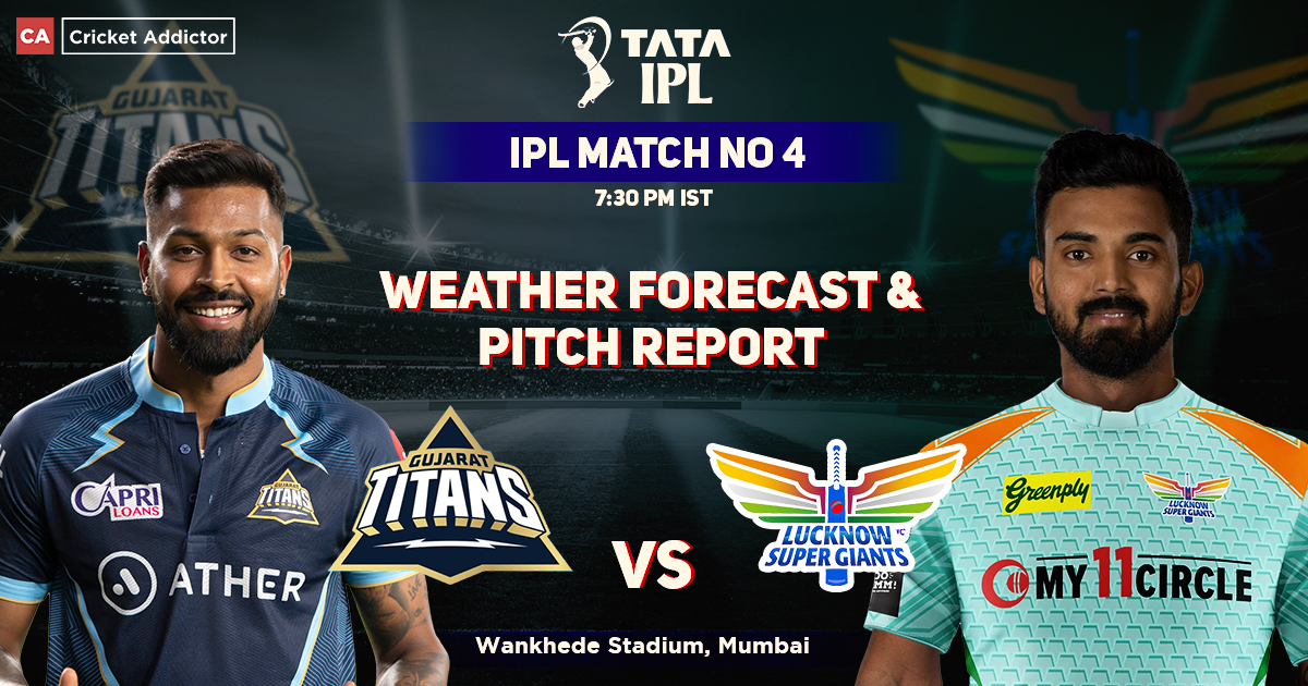 Gujarat Titans vs Lucknow Super Giants Weather Forecast And Pitch Report: IPL 2022, Match 04, GT vs LSG