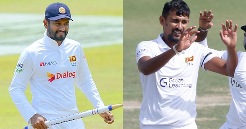 Dimuth Karunaratne, Suranga Lakmal