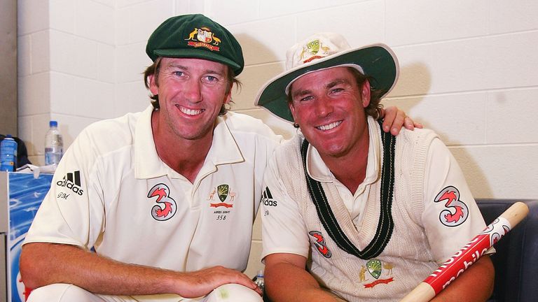 Glenn McGrath and Shane Warne