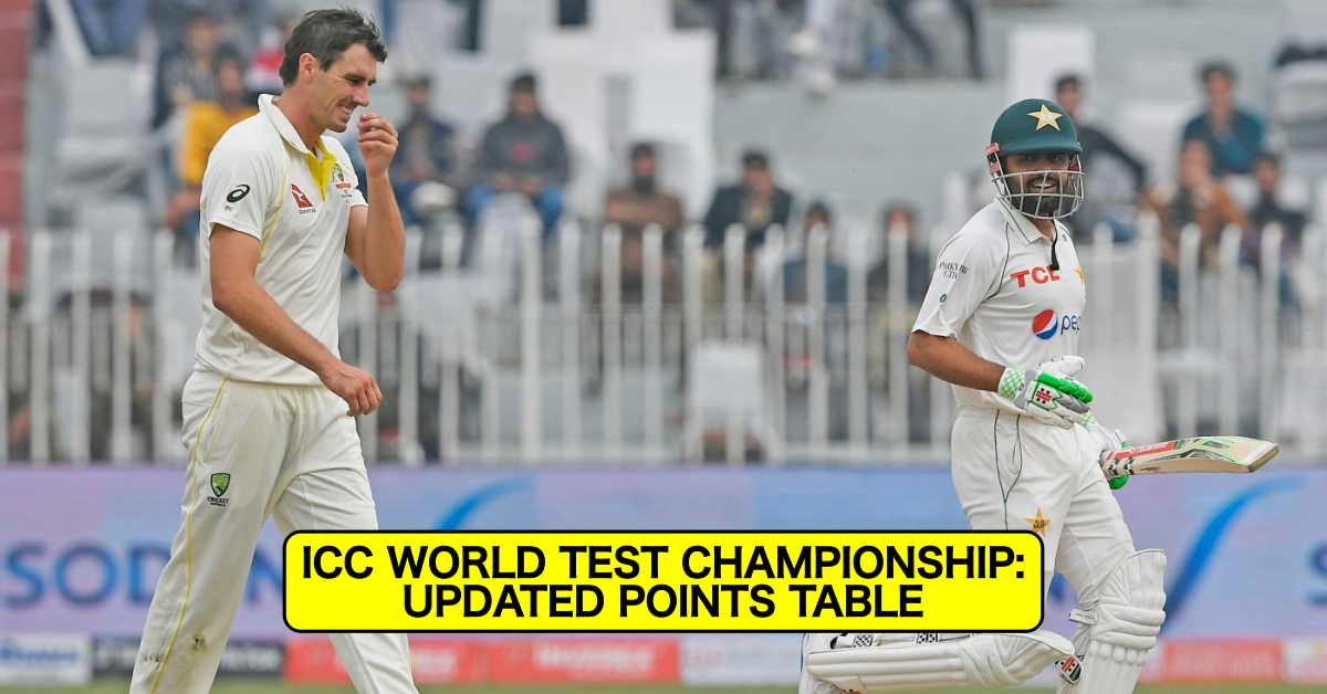 Updated ICC World Test Championship Points Table After Pakistan vs Australia 1st Test
