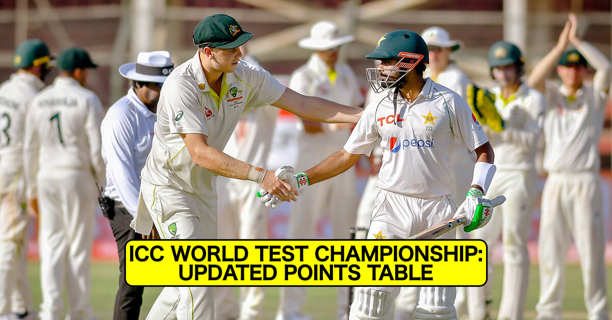 Updated ICC World Test Championship 2021-23 Points Table After Pakistan vs Australia 2nd Test