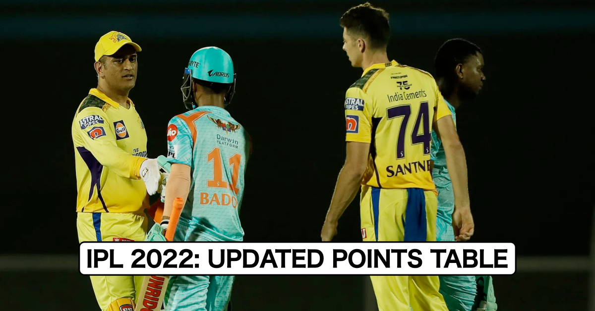 IPL 2022: Updated Points Table, Orange Cap And Purple Cap After Match 7 LSG vs CSK