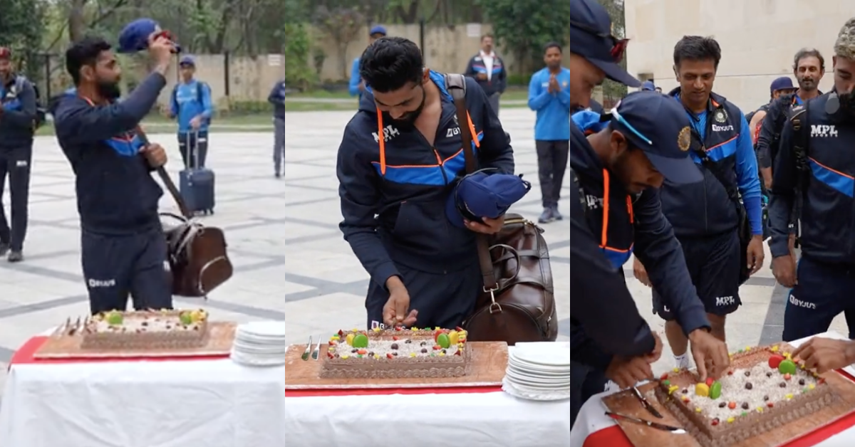 IND vs SL: Watch - Ravindra Jadeja Welcomed With A Cake In Hotel After Winning Mohali Test By Indian Team