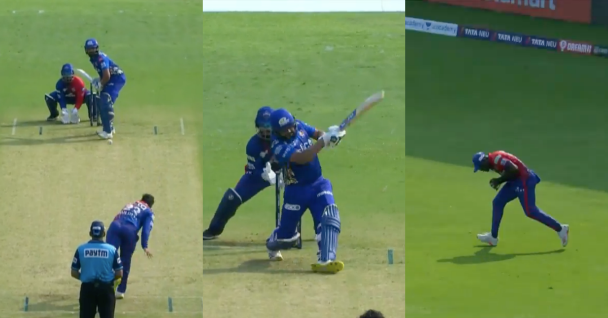 DC vs MI: Watch - Kuldeep Yadav Picks The Big Fish Of Rohit Sharma After A Decent Start