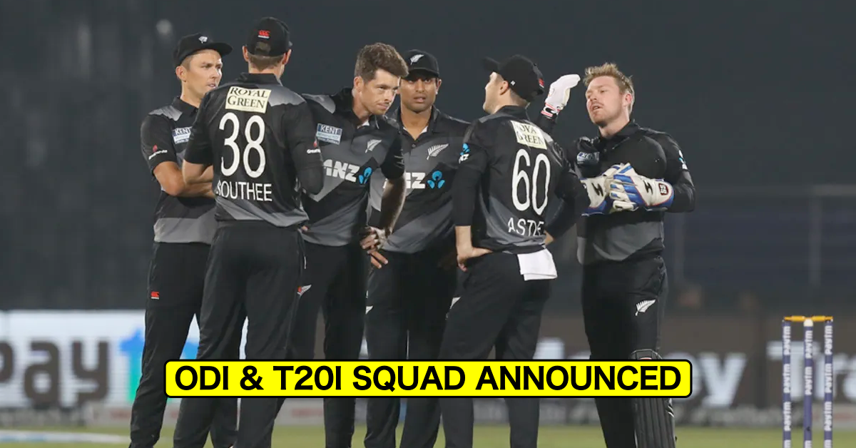New Zealand Announce Squad For The ODI & T20I Series vs Netherlands