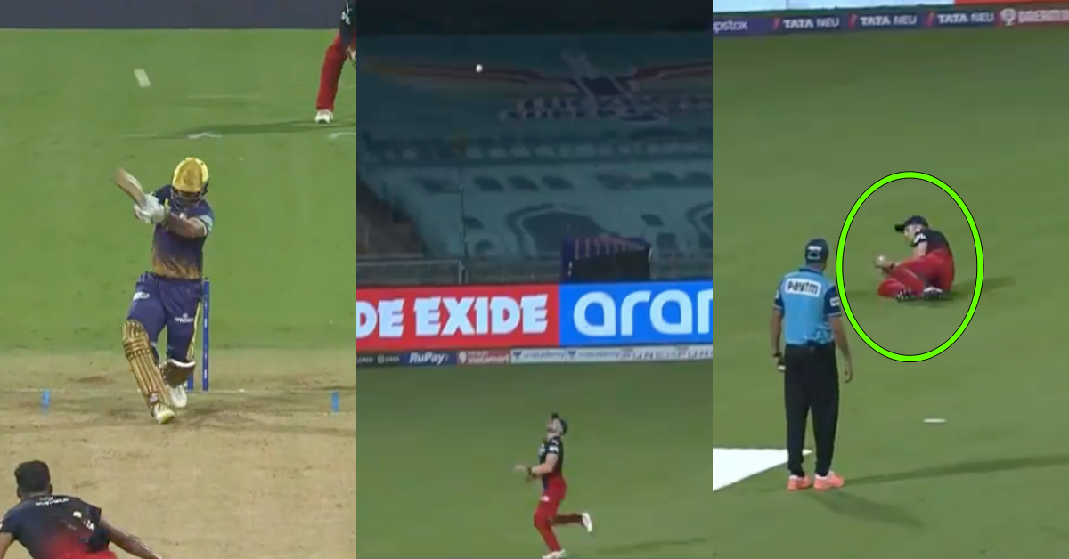 RCB vs KKR: Watch - David Willey Pulls Off An Outstanding Catch To Dismiss Nitish Rana