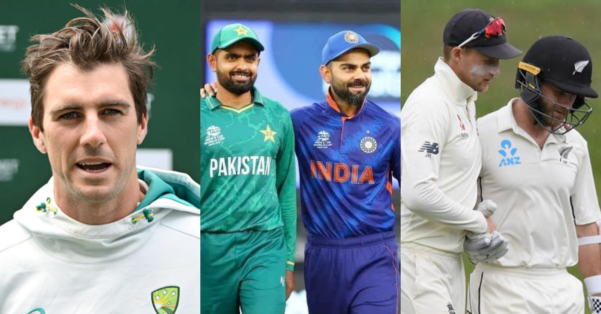 Pat Cummins, Virat Kohli, Babar Azam, Joe Root, Kane Williamson