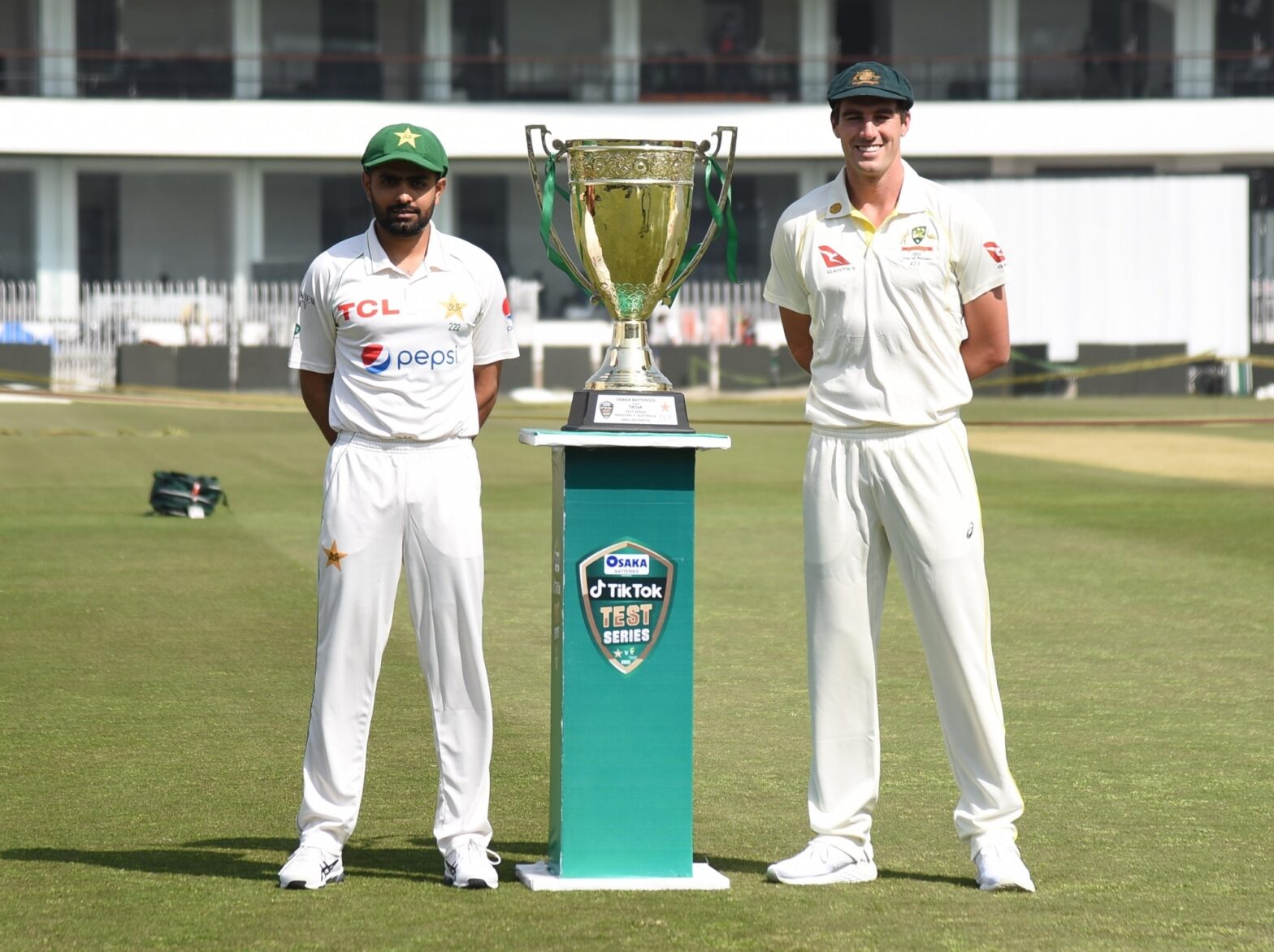 Babar Azam and Pat Cummins. Photo- IANS