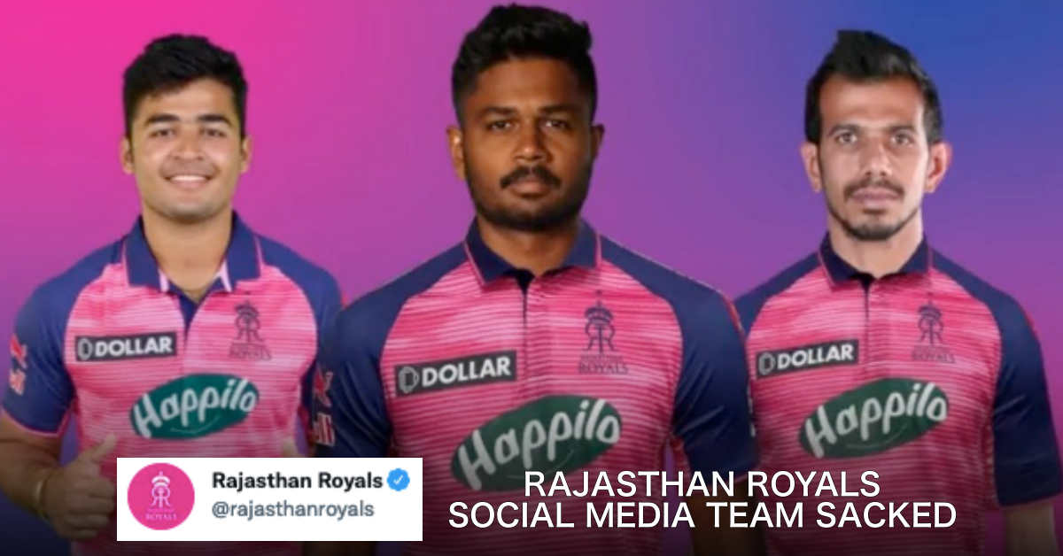 Rajasthan Royals Social Media Team Sacked After Making Fun Of Captain Sanju Samson On Twitter; Franchise Issues Statement