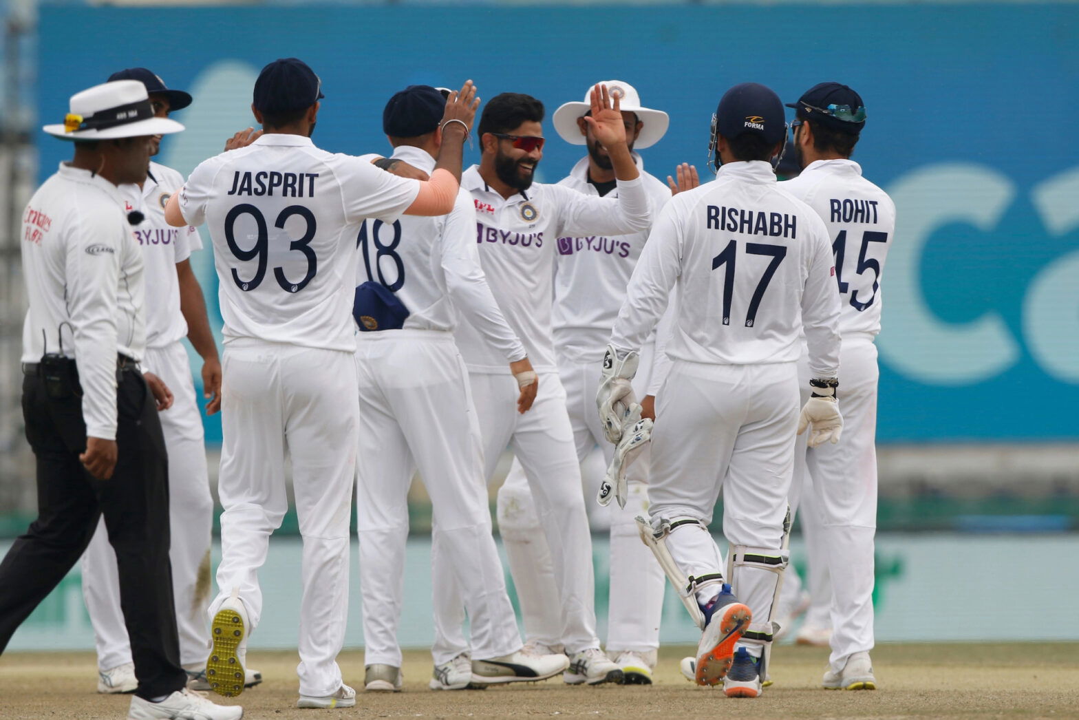 Ravindra Jadeja for India. Photo-BCCI