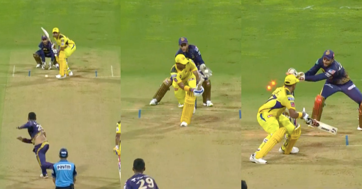 CSK vs KKR: Watch - Sheldon Jackson's MS Dhoni-esque Lightning Fast Stumping To Dismiss Robin Uthappa