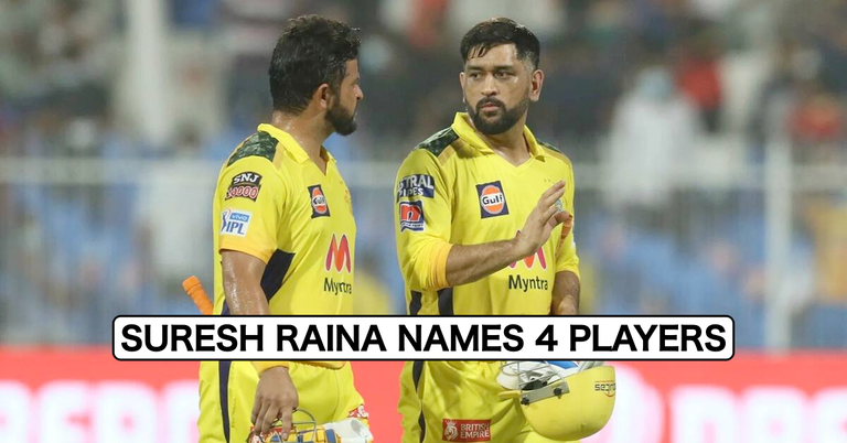 Suresh Raina Names Candidates To Replace MS Dhoni As Chennai Super Kings Captain In Future