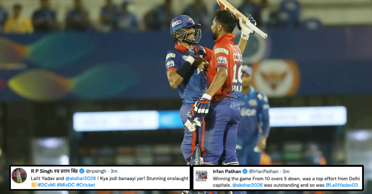 DC vs MI: Twitter Reacts As Calm Lalit Yadav & Axar Patel Take Delhi Capitals Home vs Mumbai Indians In Their Tournament Opener