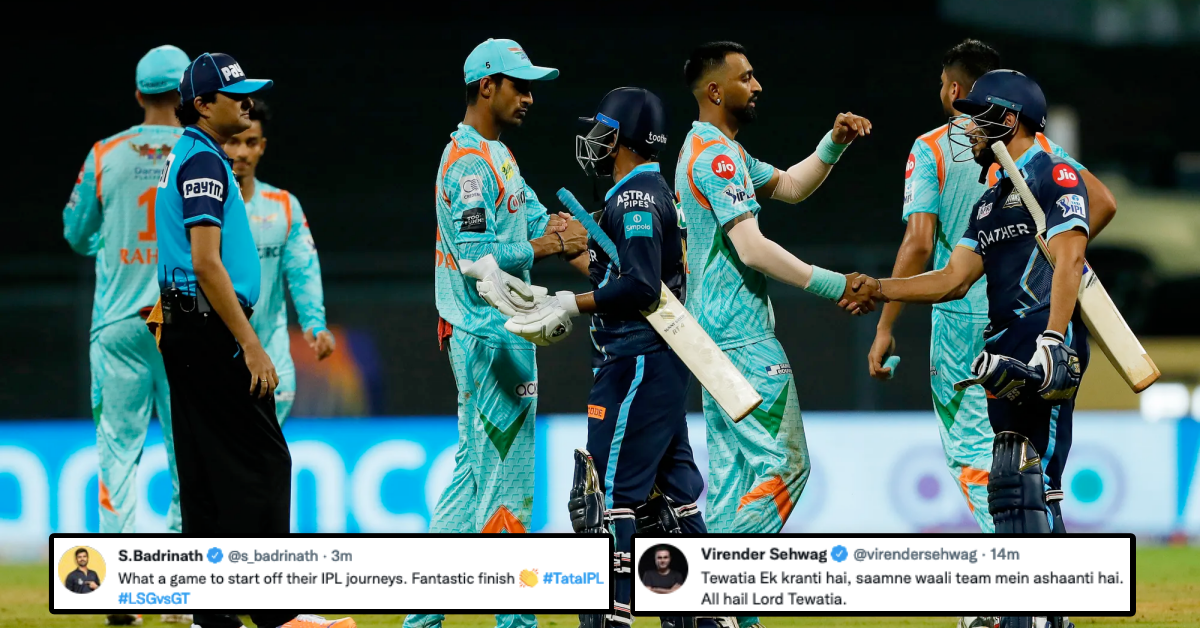 GT vs LSG: Twitter Reacts As GT Secures Victory In The Newcomers Battle In Game 4 Of IPL 2022 Season
