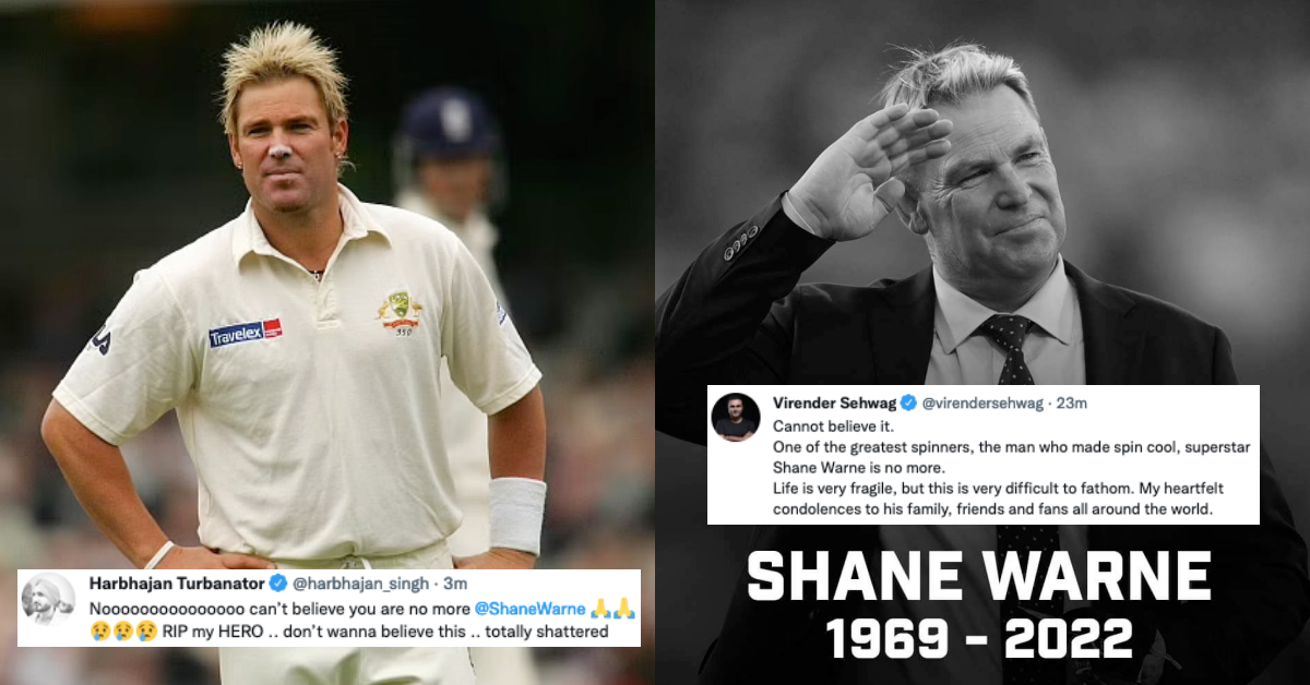 Cricketing Fraternity Shocked As Australian Legend Shane Warne Passes Away Aged 52 Due To Suspected Heart Attack