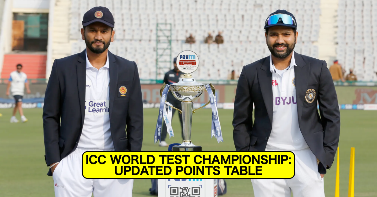 IND vs SL: Updated ICC World Test Championship Points Table After India vs Sri Lanka 1st Test