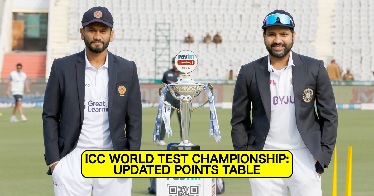 IND vs SL: Updated ICC World Test Championship 2021-23 Points Table After India vs Sri Lanka 2nd Test