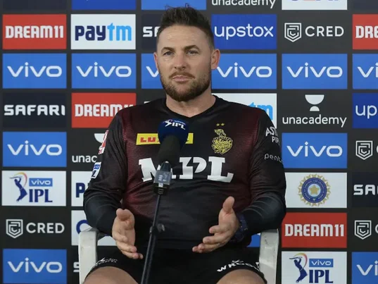 KKR Coach Brendon McCullum