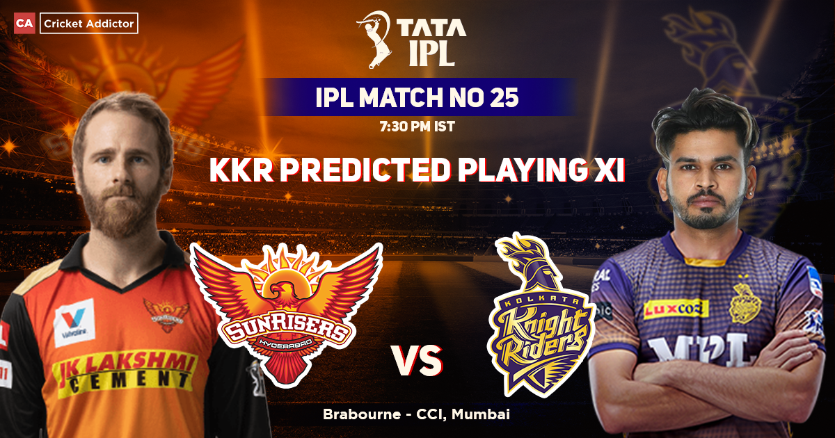 Sunrisers Hyderabad vs Kolkata Knight Riders: Kolkata Knight Riders' Predicted Playing XI Against Sunrisers Hyderbad, IPL 2022, Match 25 SRH vs KKR
