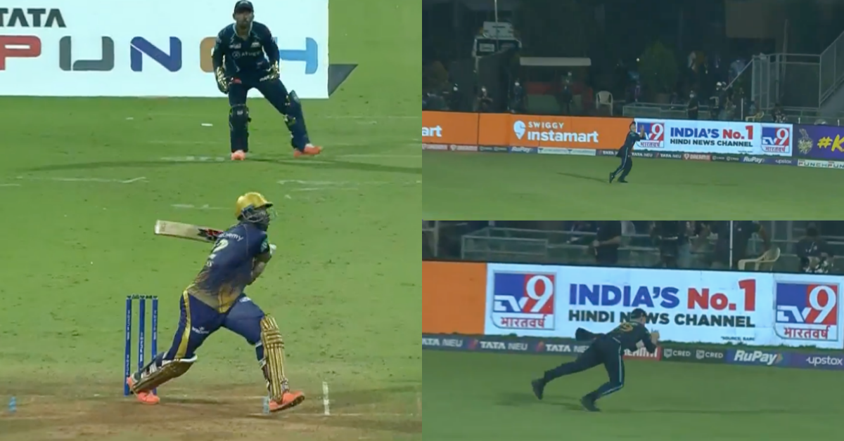 KKR vs GT: Watch - Lockie Ferguson Takes A Brilliant Catch At Boundary To Send Back Andre Russell To Seal The Match For GT