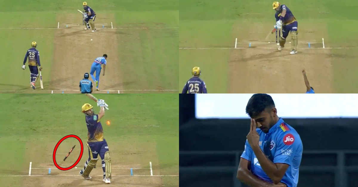 DC vs KKR: Watch - Aaron Finch's Return Cut Short As He Gets Castled By Chetan Sakariya