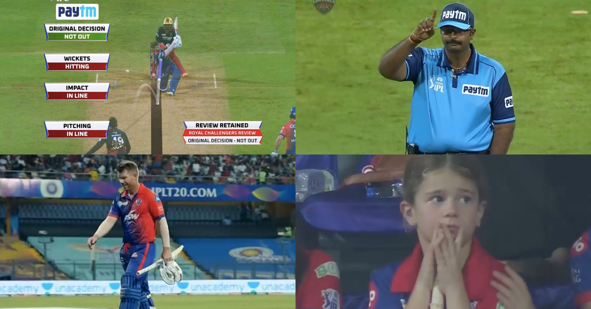 DC vs RCB: Watch - David Warner's Daughter Gets Upset After Her Father Gets Dismissed vs RCB