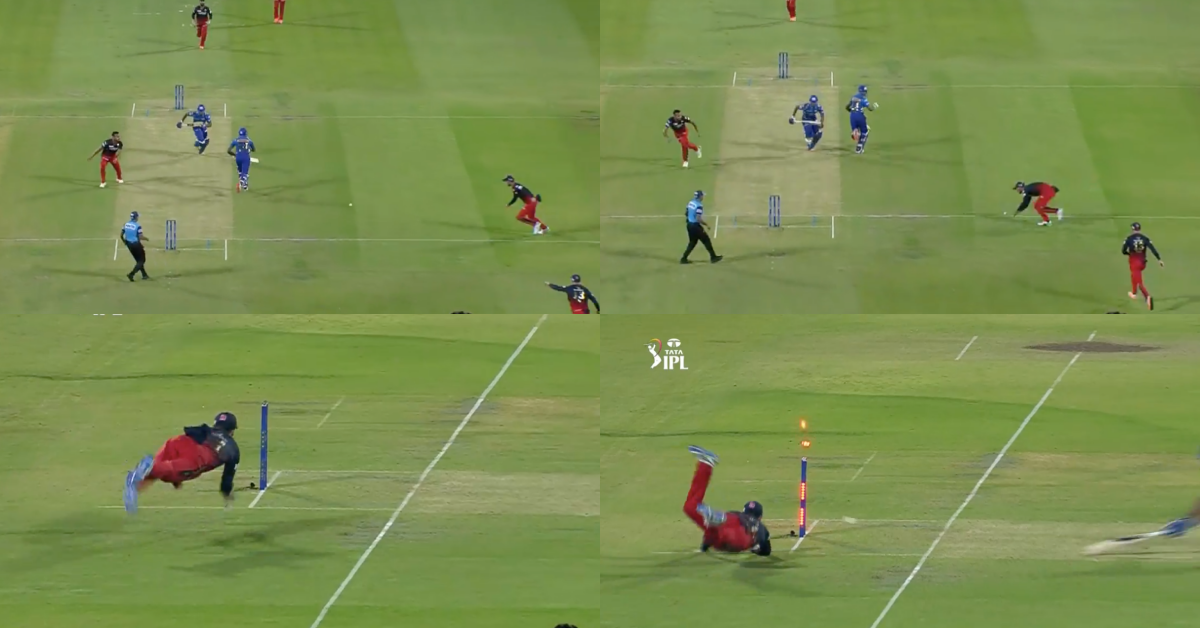 RCB vs MI: Watch - Glenn Maxwell's Brilliant Effort To Send Tilak Varma Back To Pavillion