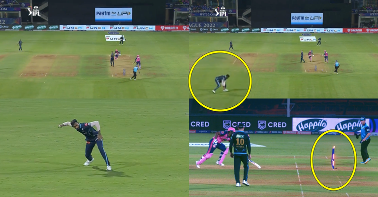 RR vs GT: Watch - Hardik Pandya Sends Back Sanju Samson With A Brilliant Direct Hit