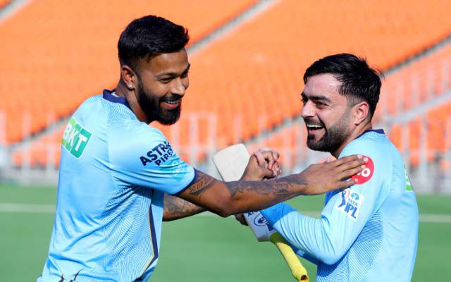 Rashid Khan and Hardik Pandya