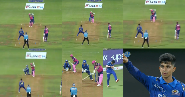 RR vs MI: Watch – Hrithik Shokeen Dismisses Man In-form Jos Buttler After Being Hit For 4 Sixes In The Over