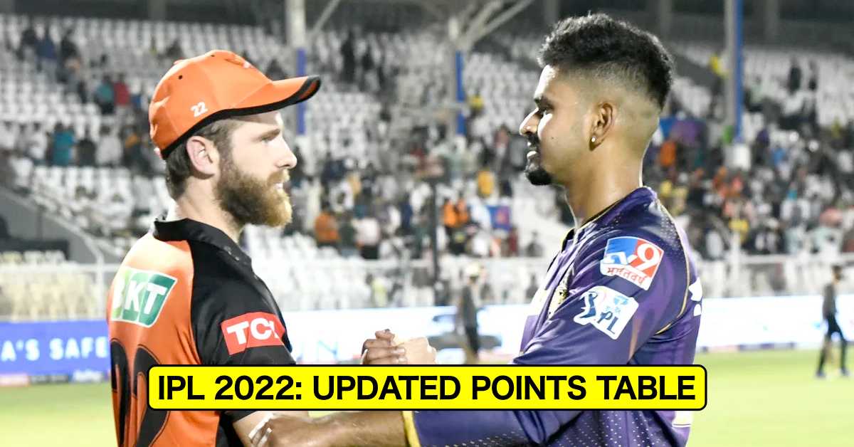 IPL 2022: Updated Points Table, Orange Cap And Purple Cap After Match 25 SRH vs KKR