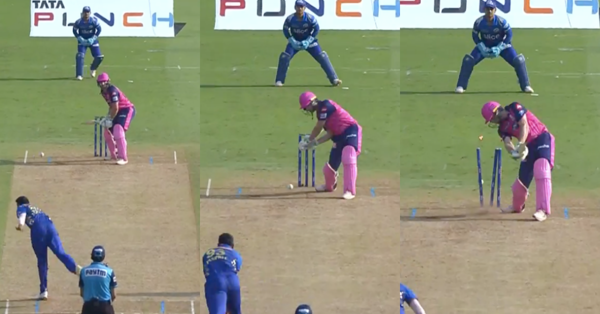 MI vs RR: Watch - Jasprit Bumrah's Perfect Yorker Sends Back Jos Buttler After 2nd IPL Century