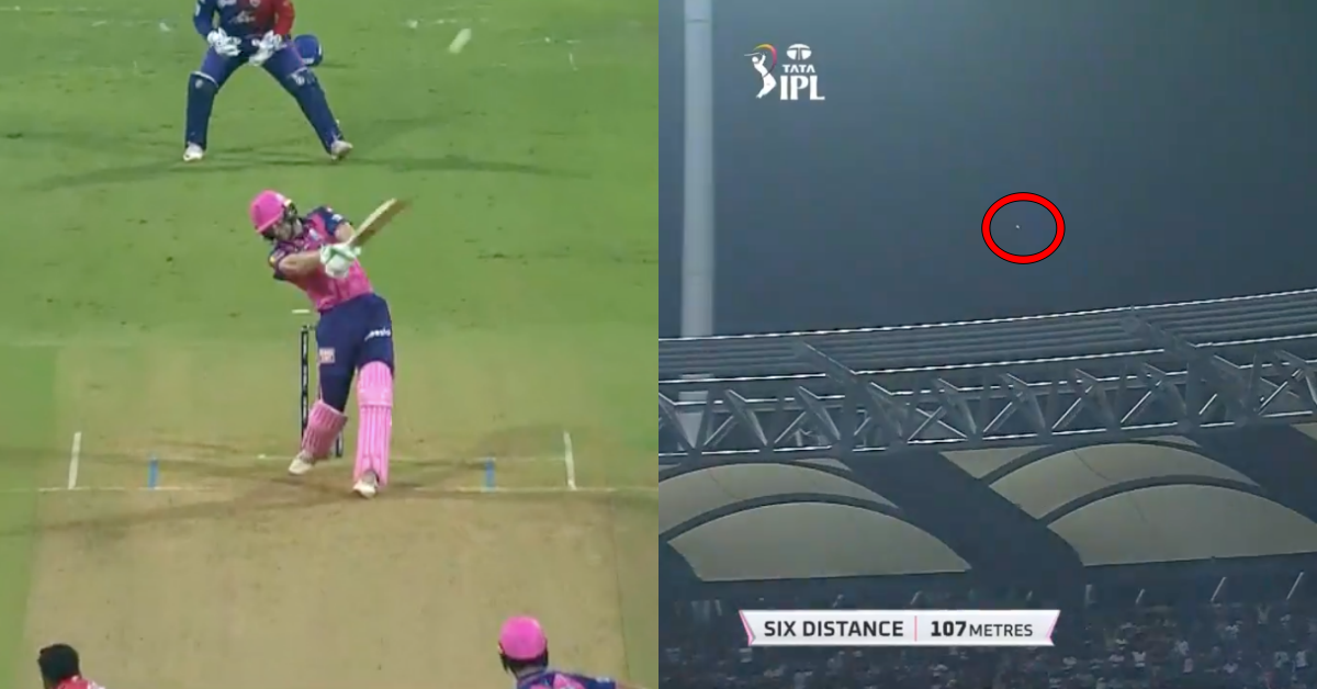 DC vs RR: Watch - Jos Buttler Smashes Monstrous 107m Six Off Shardul Thakur