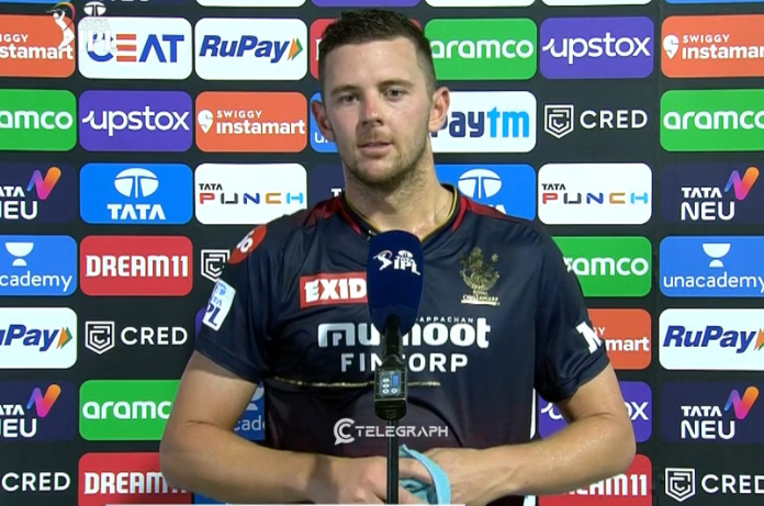 Josh Hazlewood, LSG vs RCB