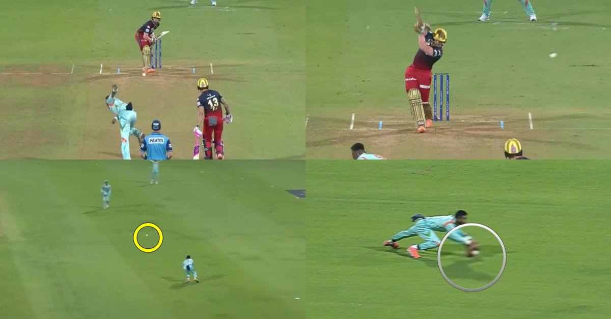 LSG vs RCB Watch - KL Rahul Takes A Superb Catch To Dismiss Anuj Rawat