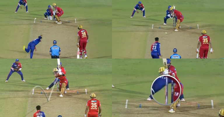 DC vs PBKS: Watch - Kuldeep Yadav Clean Bowls Nathan Ellis For A Golden Duck