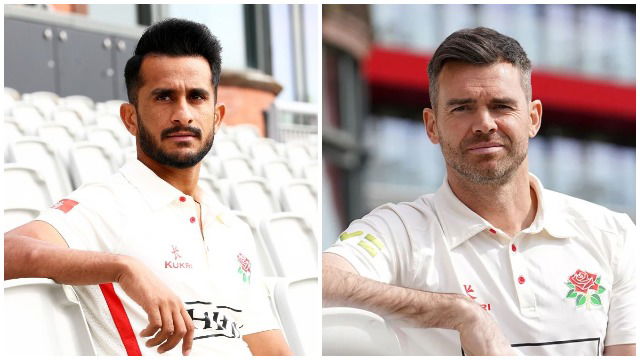 Hasan Ali and James Anderson