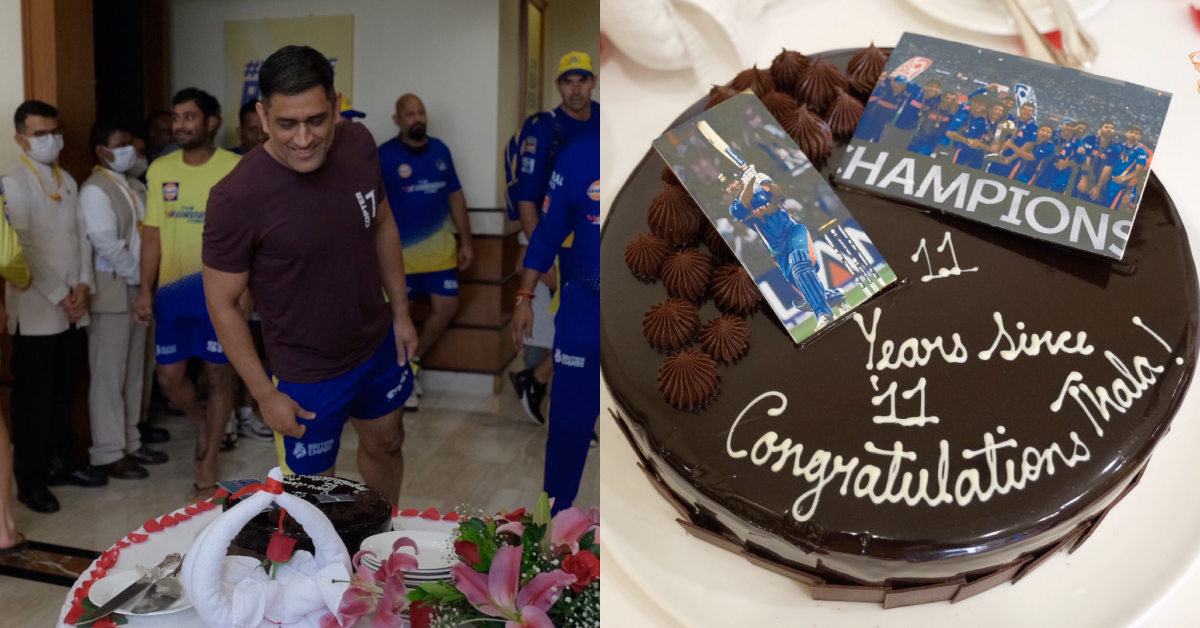 MS Dhoni Celebrates 2011 World Cup Victory's 11th Anniversary In CSK Camp