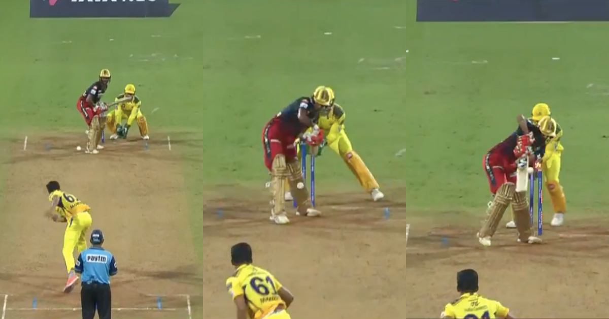 CSK vs RCB: Watch - Maheesh Theekshana Clean Bowls Shahbaz Ahmed, Picks 4-fer