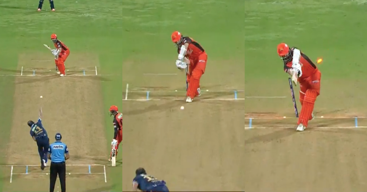 GT vs SRH: Watch - Mohammed Shami Knocks Over Kane Williamson With A Peach Of A Delivery