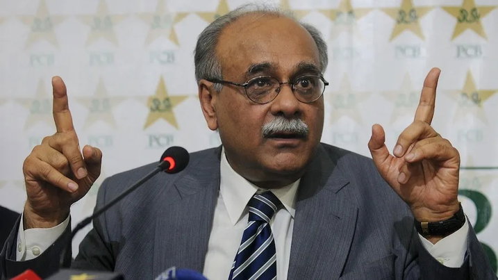 Najam Sethi PCB. Photo- Getty