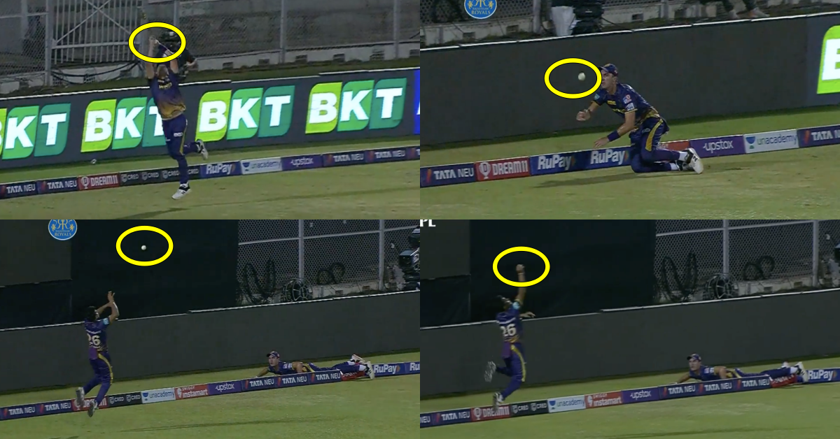 RR vs KKR: Watch - Pat Cummins And Shivam Mavi Take A Brilliant Relay Catch To Get Rid Of Riyan Parag