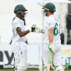 Keegan Petersen and Dean Elgar